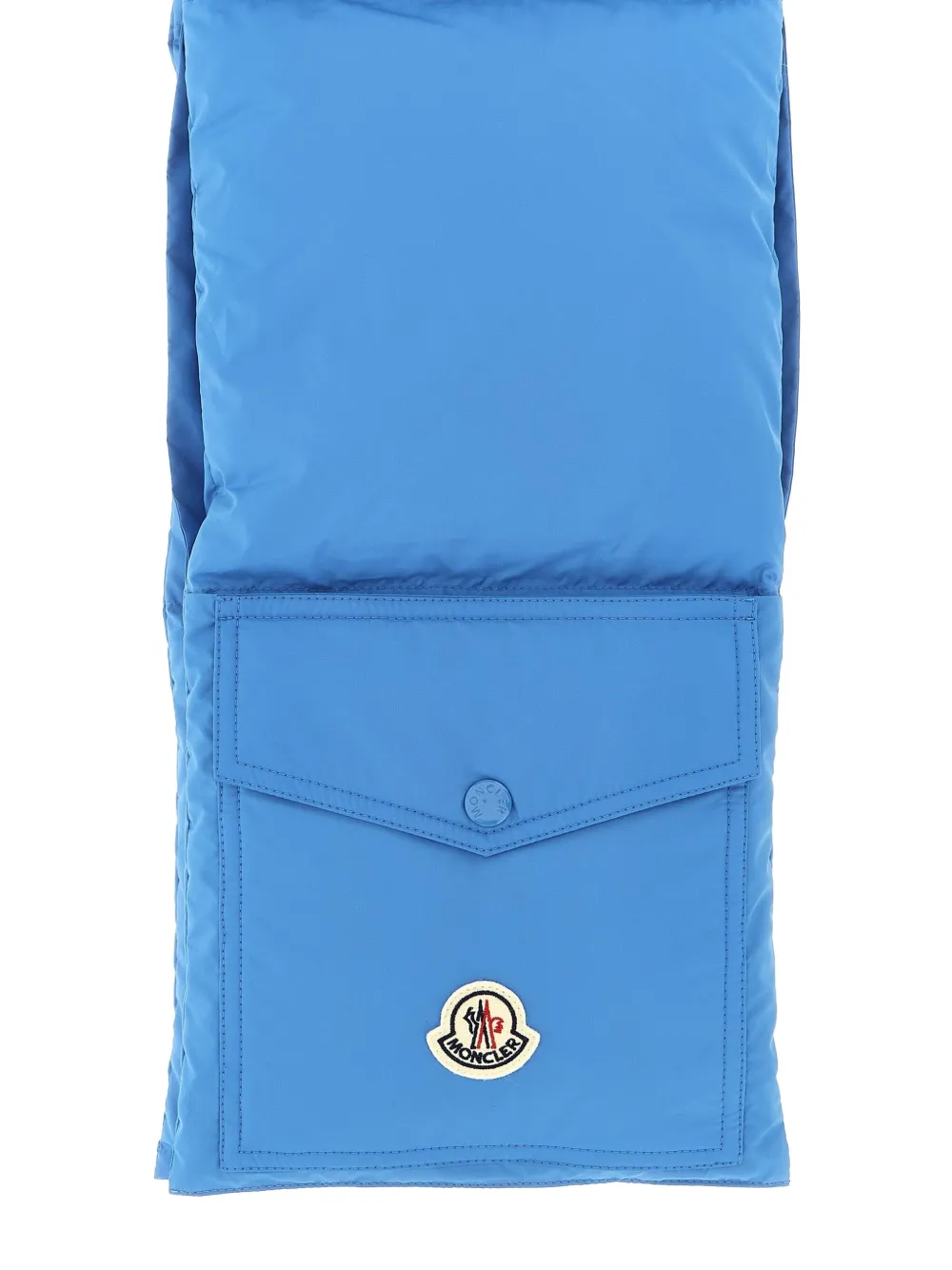 Moncler padded scarf - Blauw
