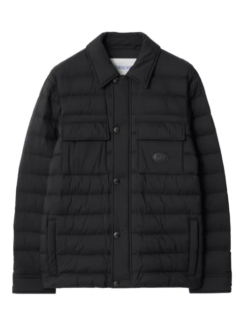 Burberry chamarra con motivo Equestrian Knight