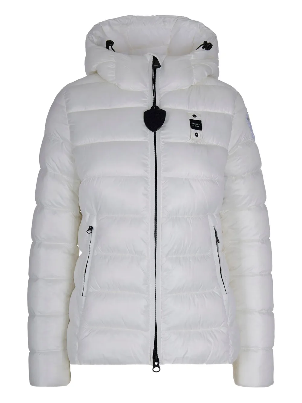 Blauer hooded padded coat | White | Image 1