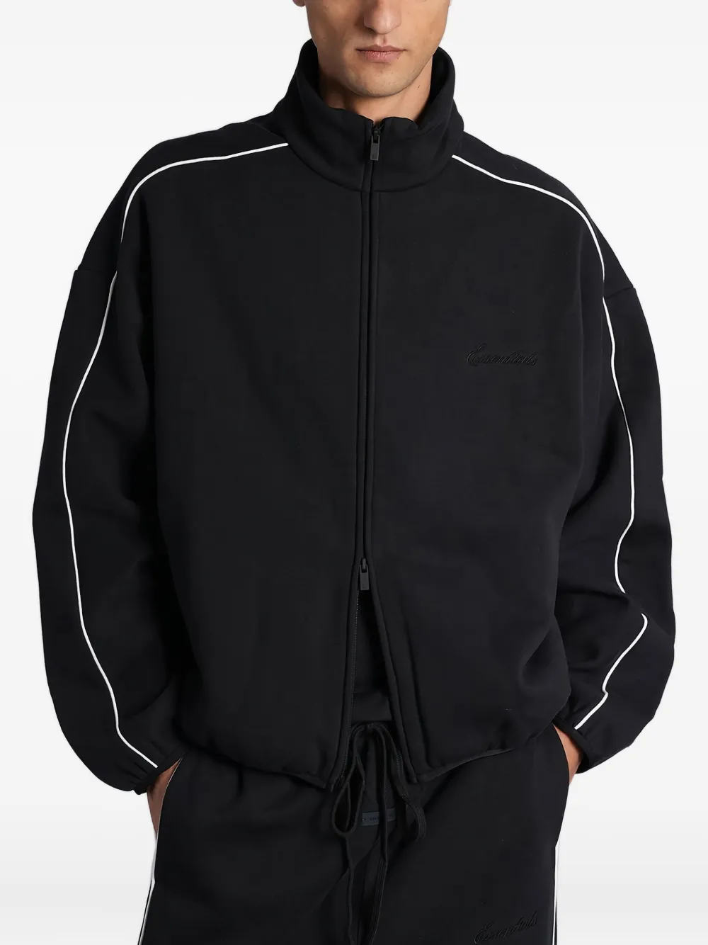 FEAR OF GOD ESSENTIALS sudadera con cierre | negro | Image 1