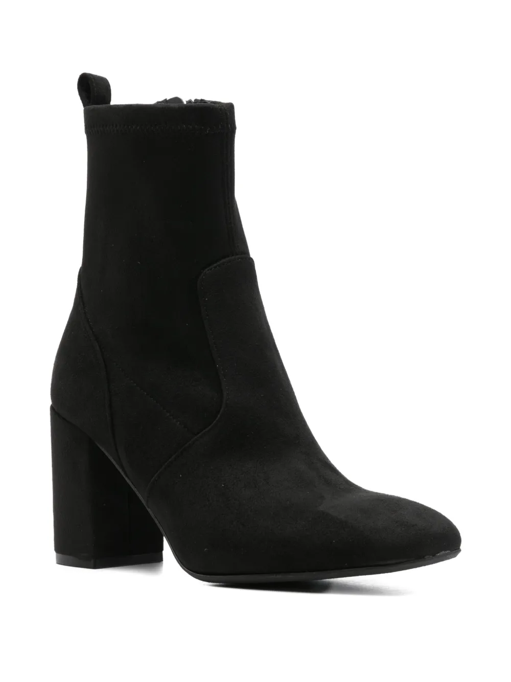 Carmens Suede Block-heel Boots In Black