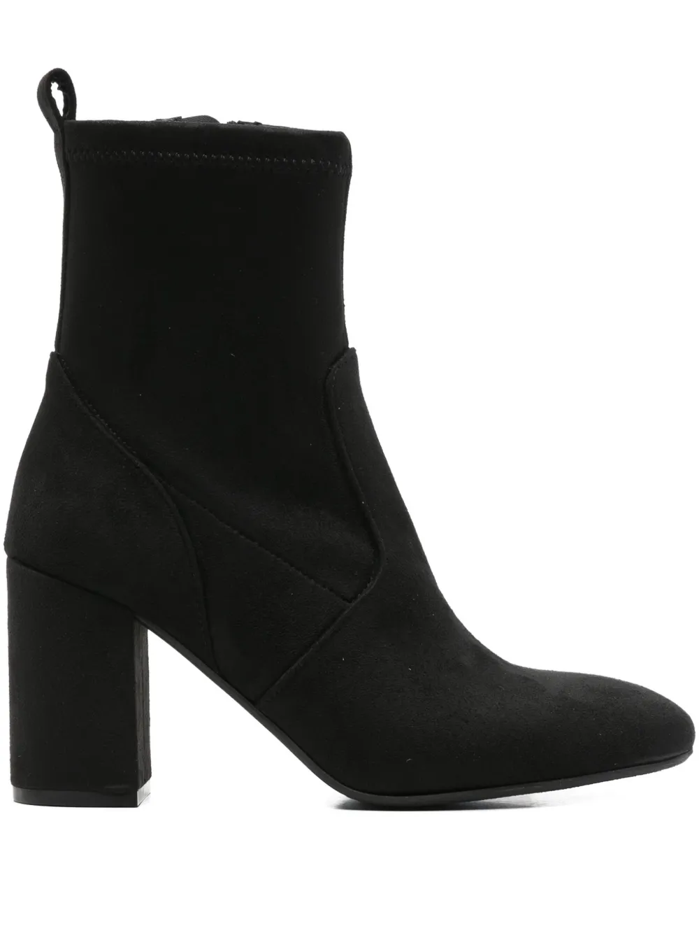 Carmens Suede Block-heel Boots In Black