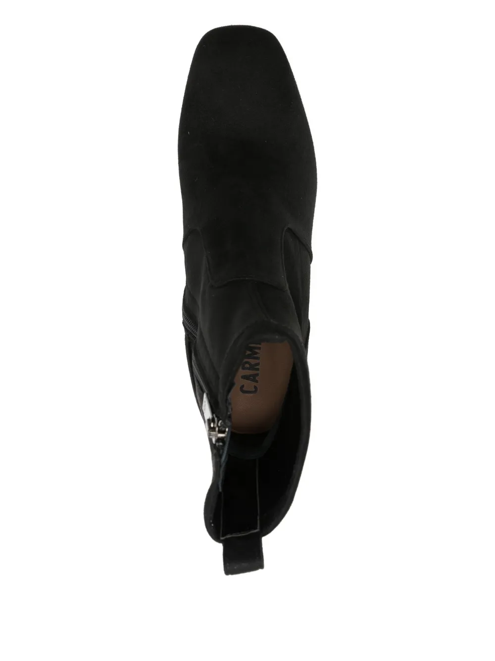 Carmens Suede Block-heel Boots In Black