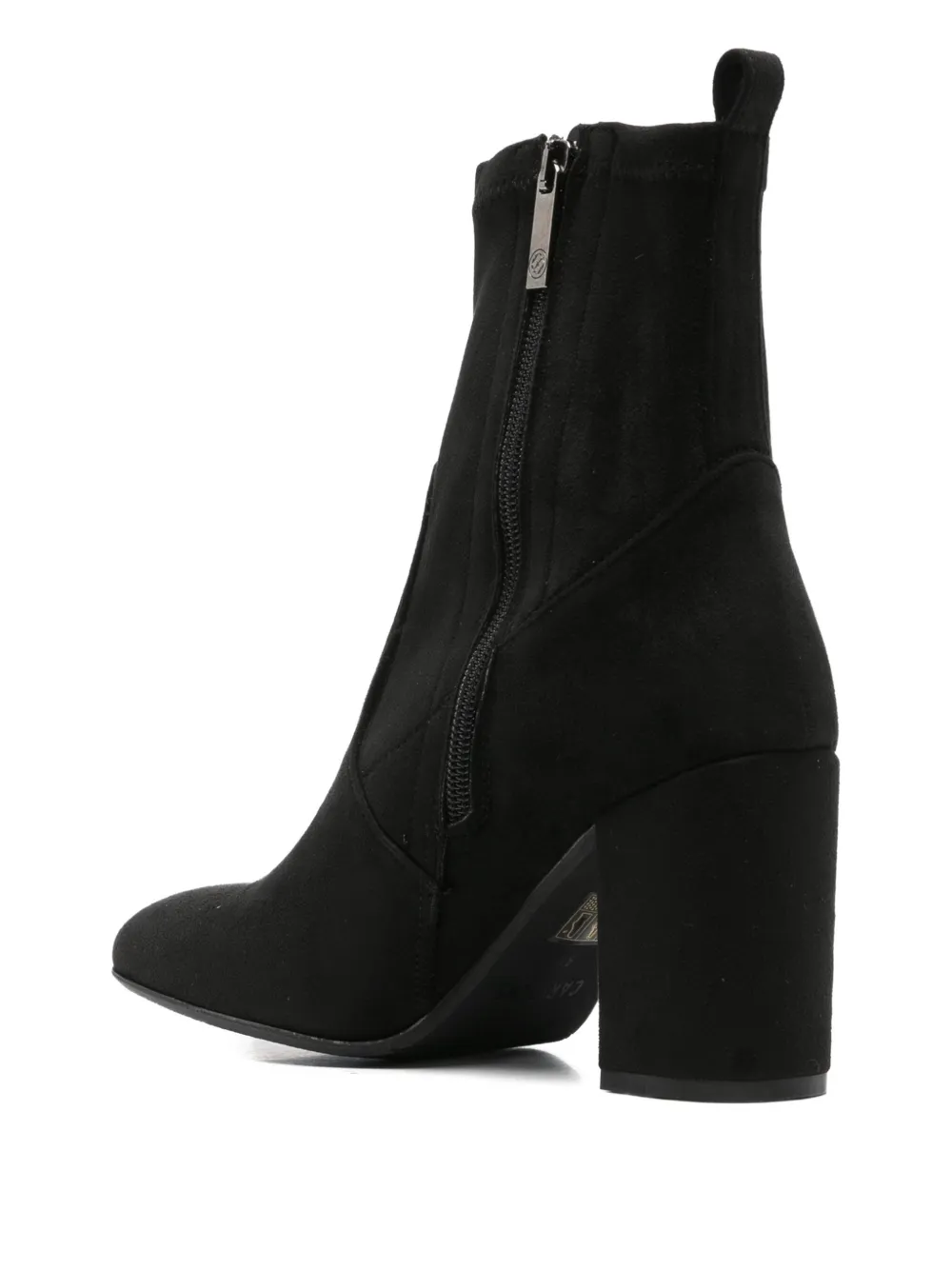 Carmens Suede Block-heel Boots In Black