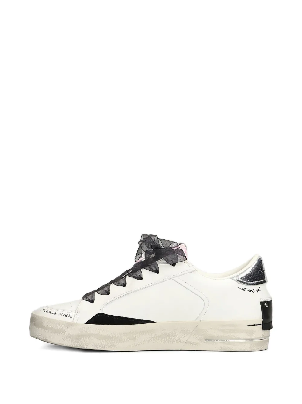 Crime London Sk8 Deluxe Lost Angel sneakers Wit