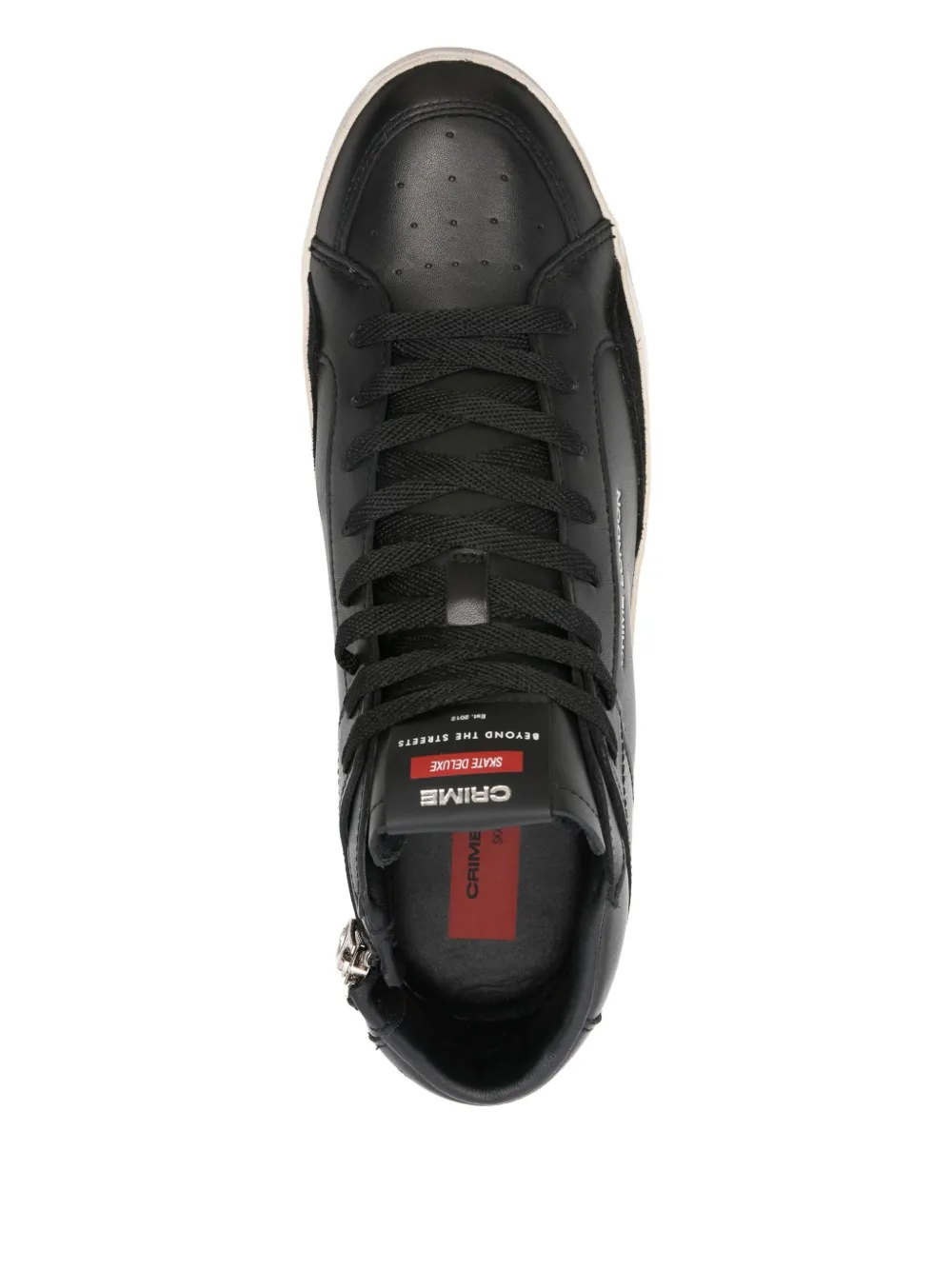 Crime London Sk8 Deluxe sneakers Zwart