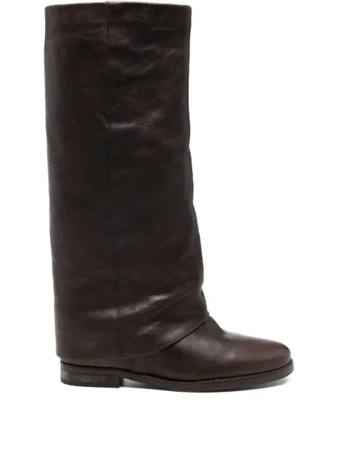 Julie Dee leather knee-length boots