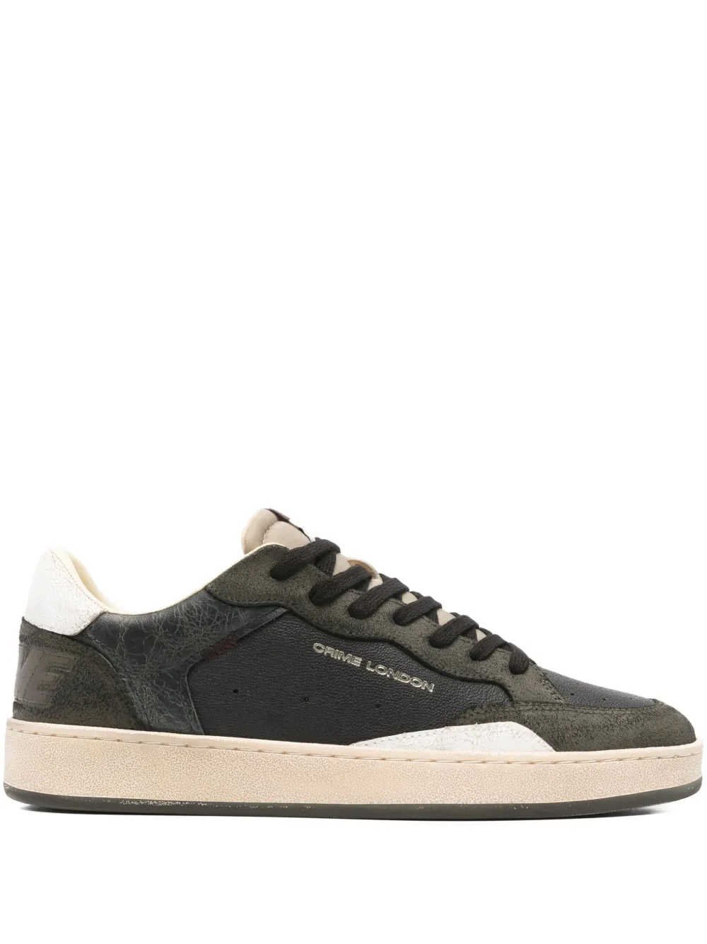 Crime London Chelsea panelled sneakers Zwart