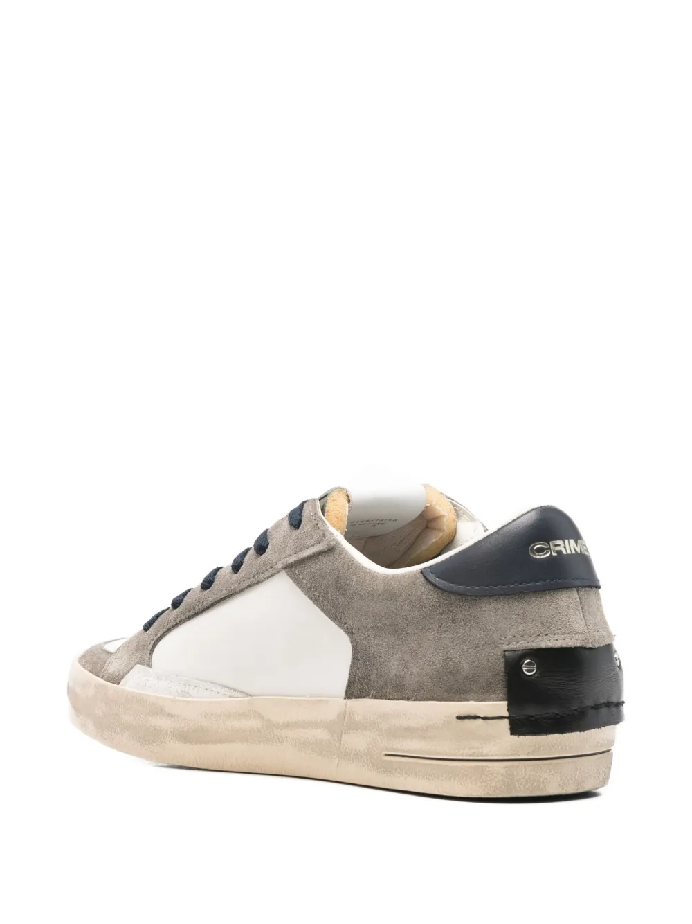 Crime London Sk8 Deluxe sneakers met vlakken Wit