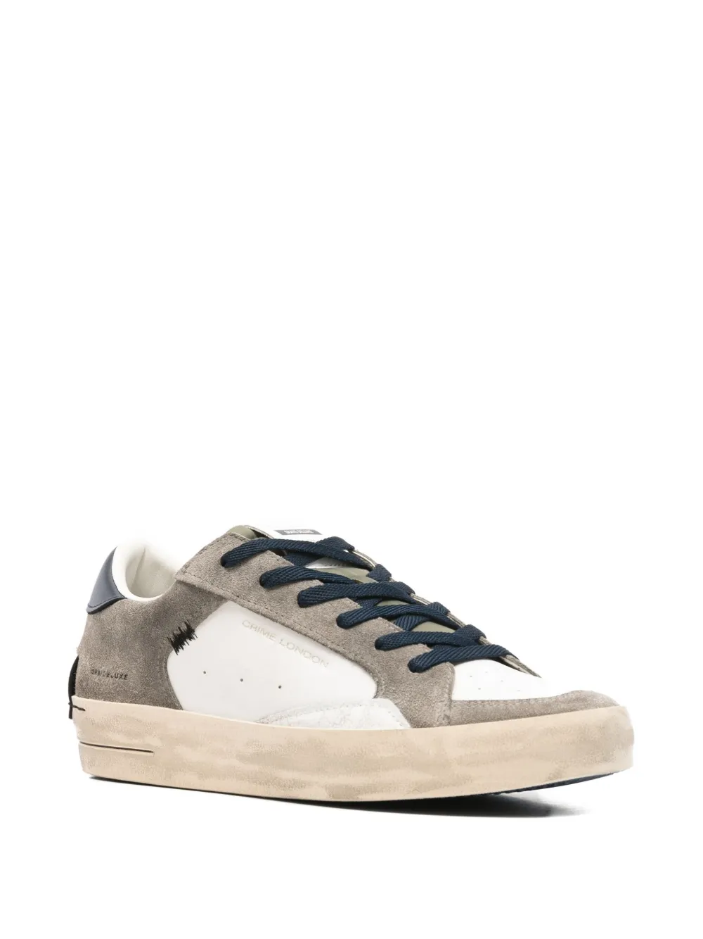 Crime London Sk8 Deluxe sneakers met vlakken Wit