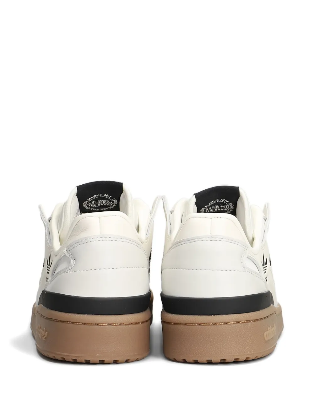 Adidas Originals Forum Low Striped Sneakers In Neutral
