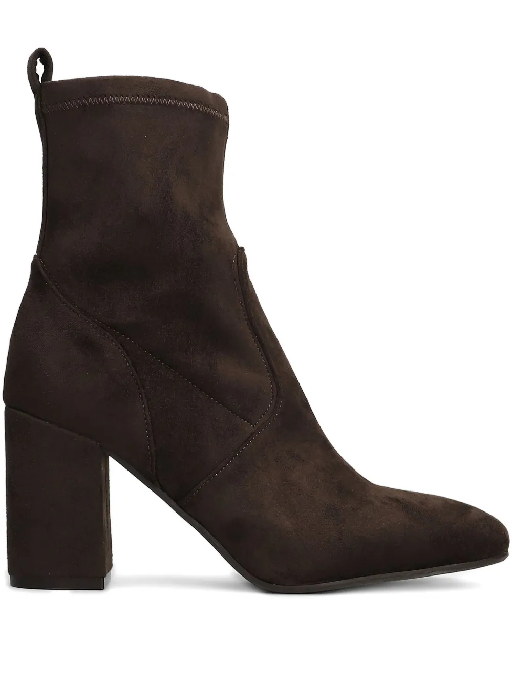 Carmens Block-heel Suede Ankle Boots In Multi