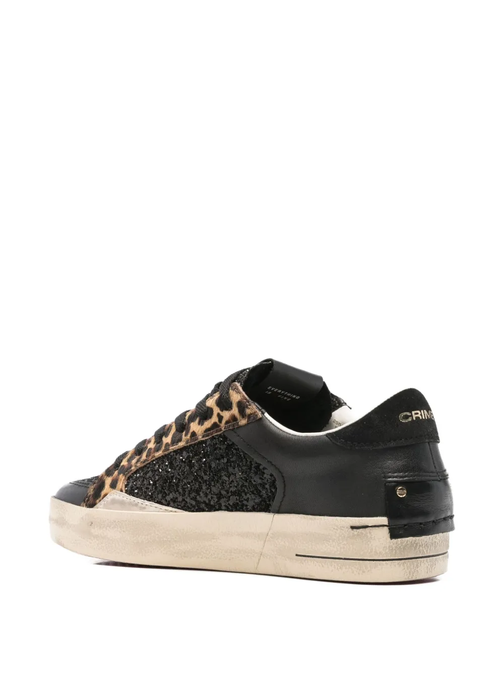 Crime London SK8 Deluxe sneakers Zwart