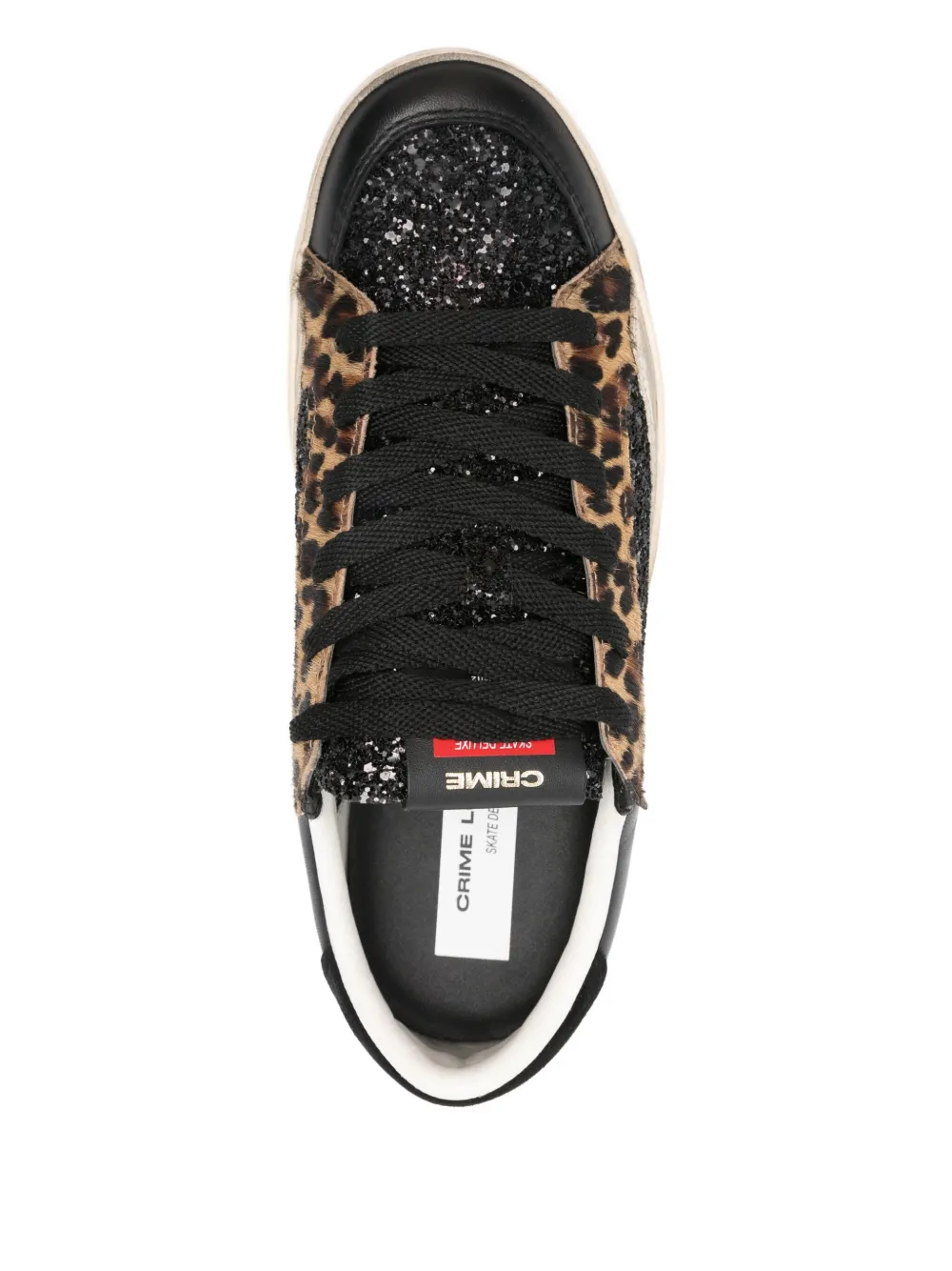 Crime London SK8 Deluxe sneakers Zwart