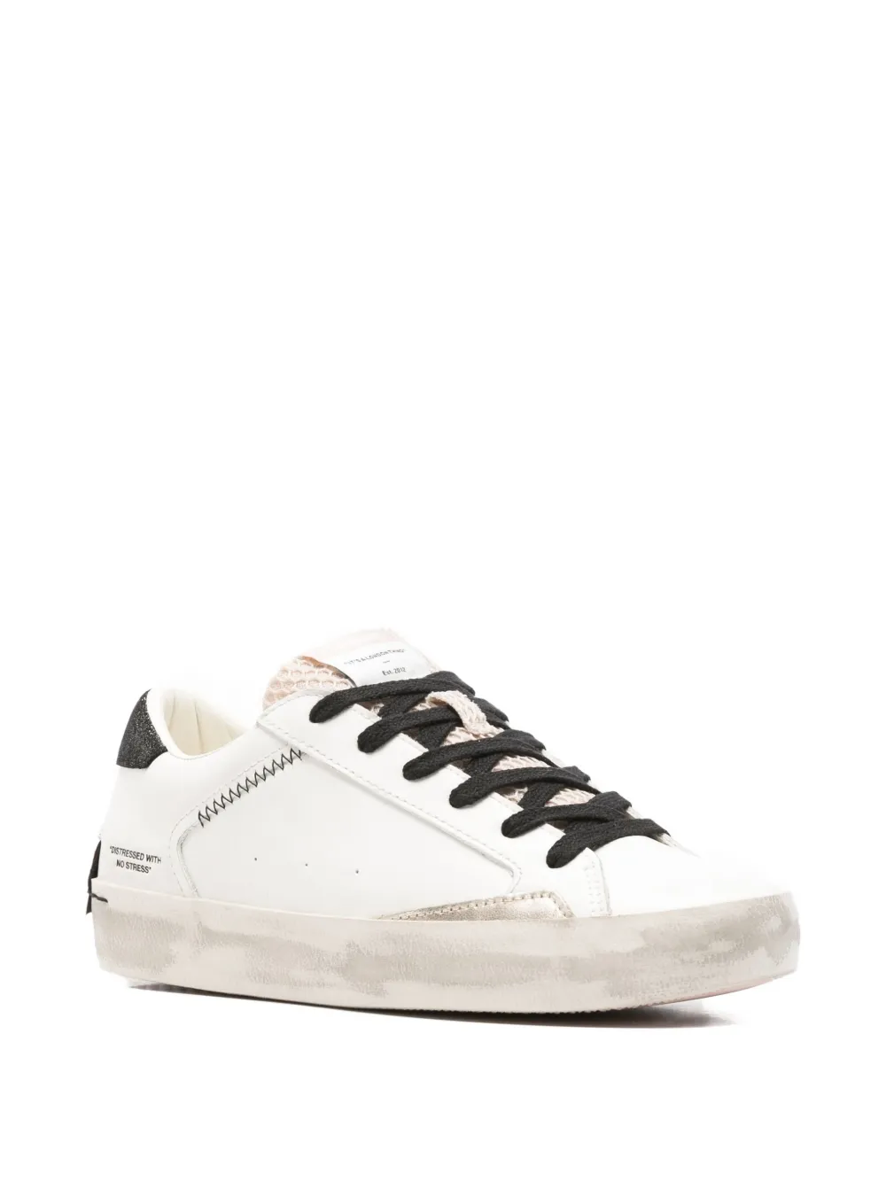 Crime London Leren sneakers - Wit