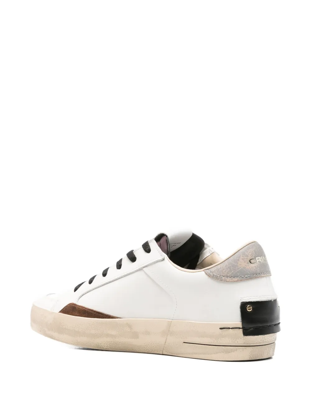 Crime London Sk8 Deluxe sneakers met vlakken Wit