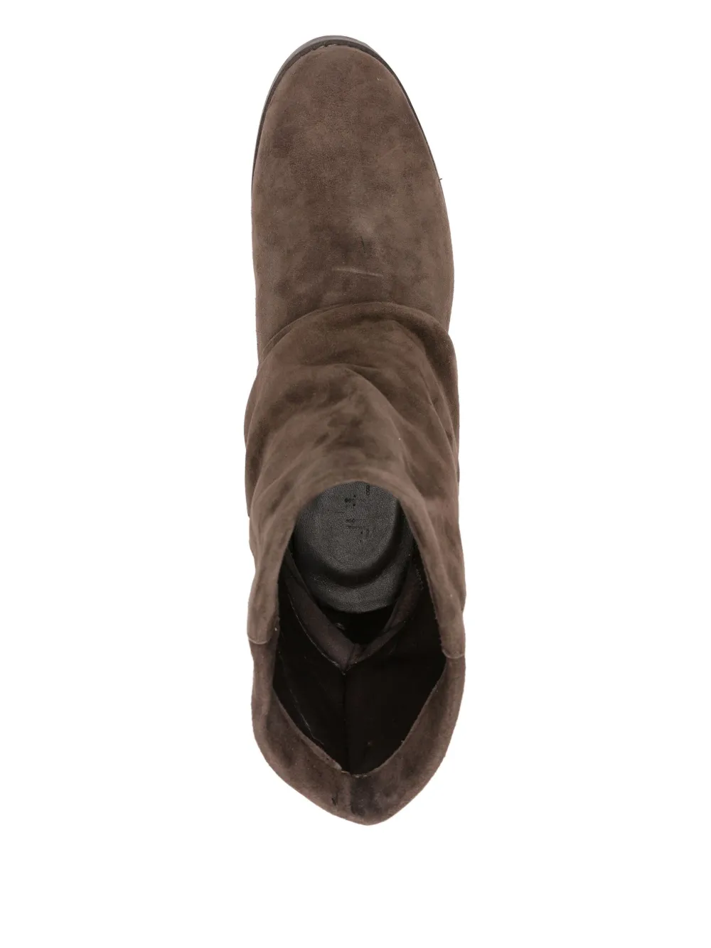 Julie Dee Suede Boots In Brown