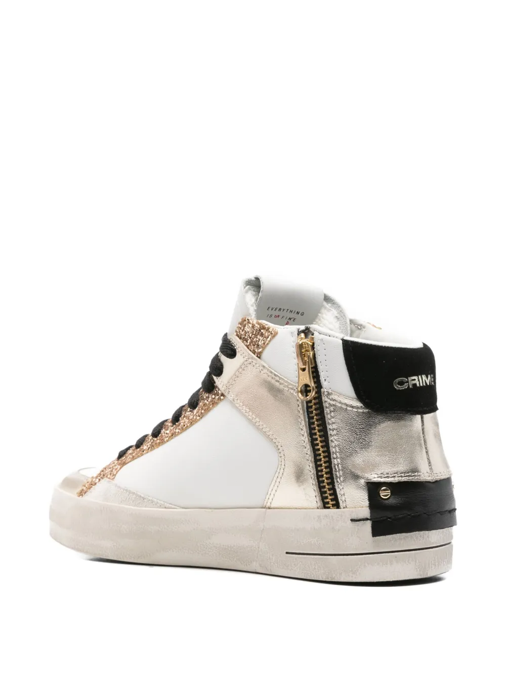 Crime London Deluxe sneakers Wit