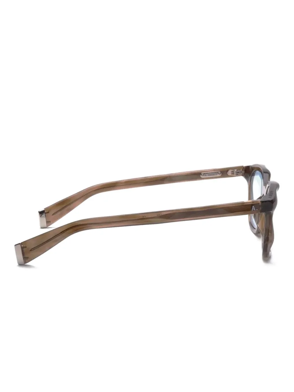 Society rectangle frame sunglasses - Bruin
