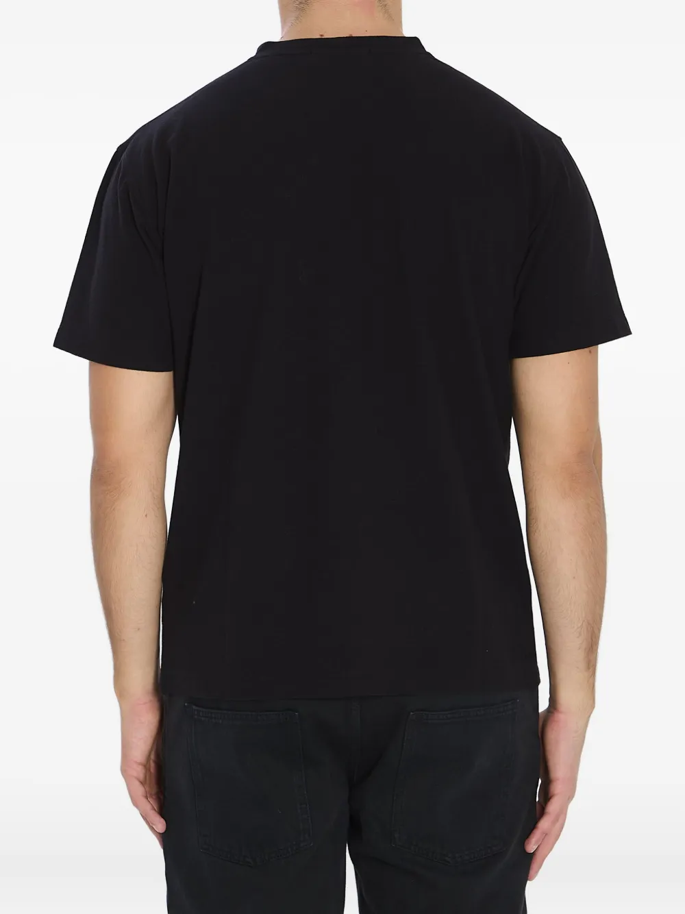 Stone Island Ghost Piece Cotton T-shirt In Animal Print