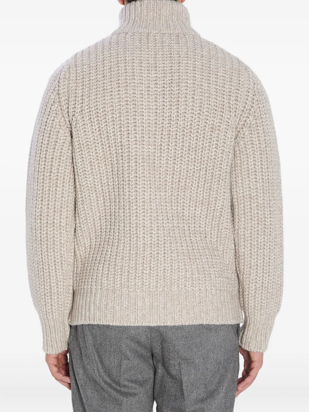 Roberto Collina Geribbeld vest Beige