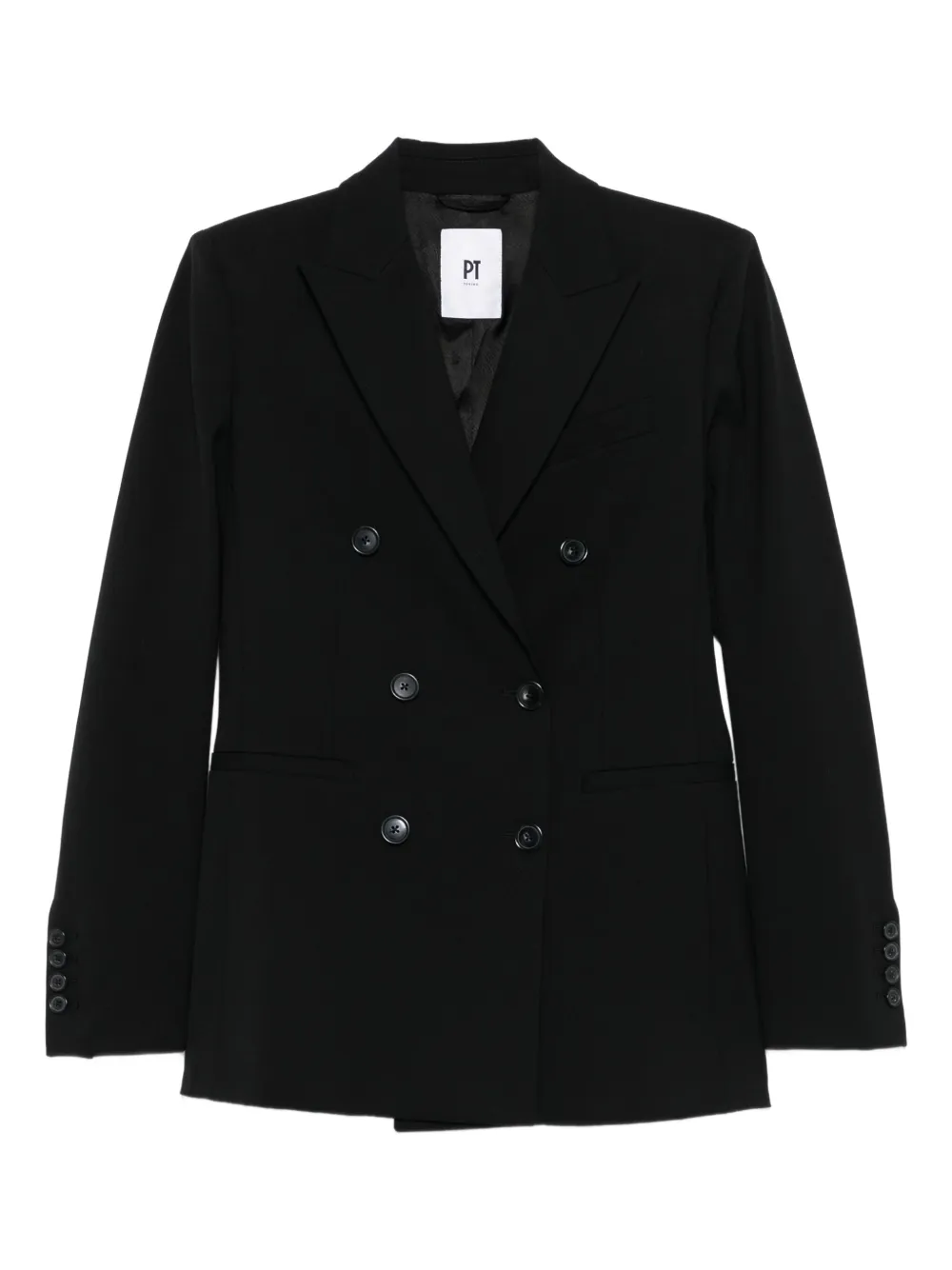 PT Torino double-breasted wool jacket | White | Image 1