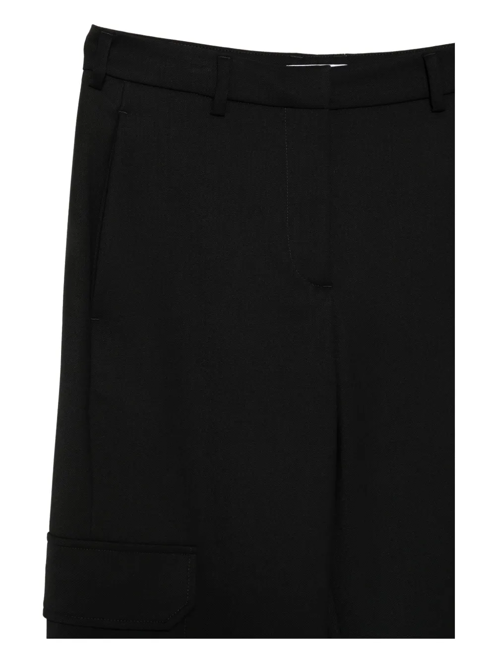 Pt Torino Belt-loop Trousers In Black