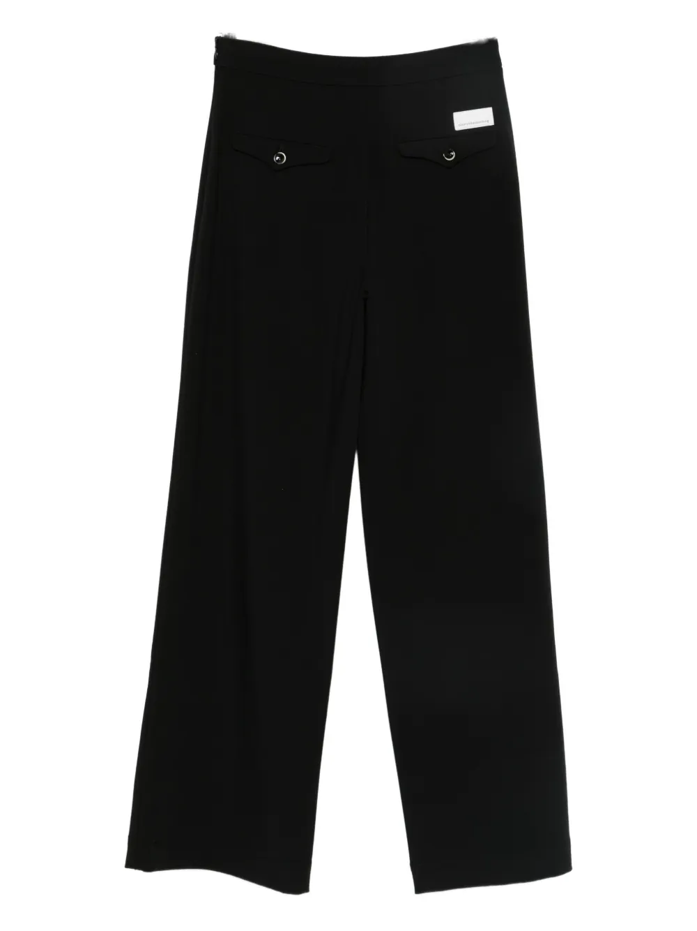 Nine In The Morning Asymmetric Trousers In Black
