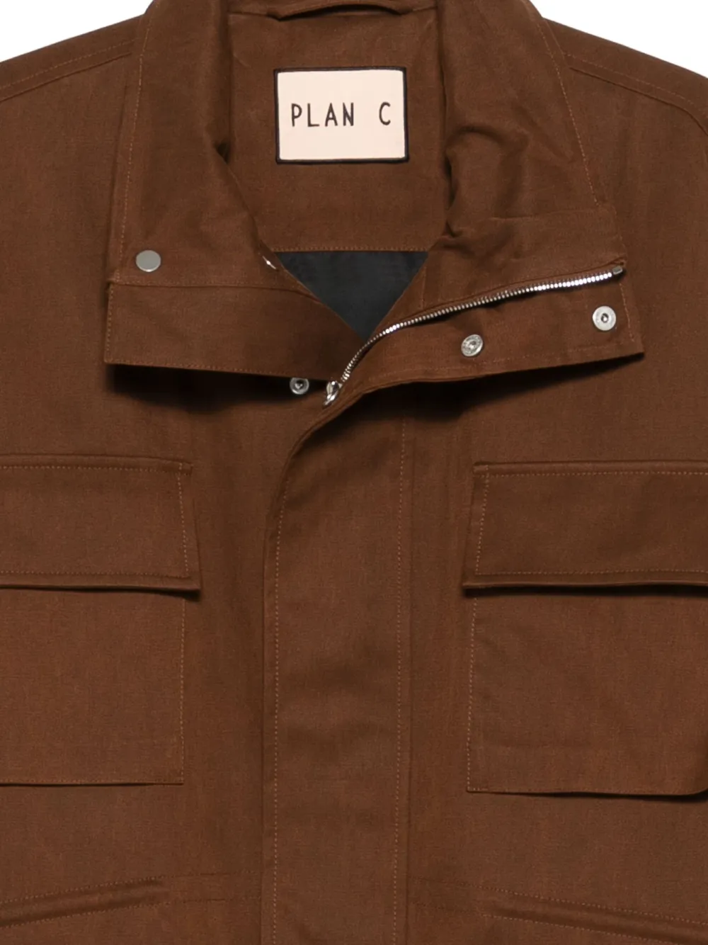 Plan C Delave twill legerjack Bruin