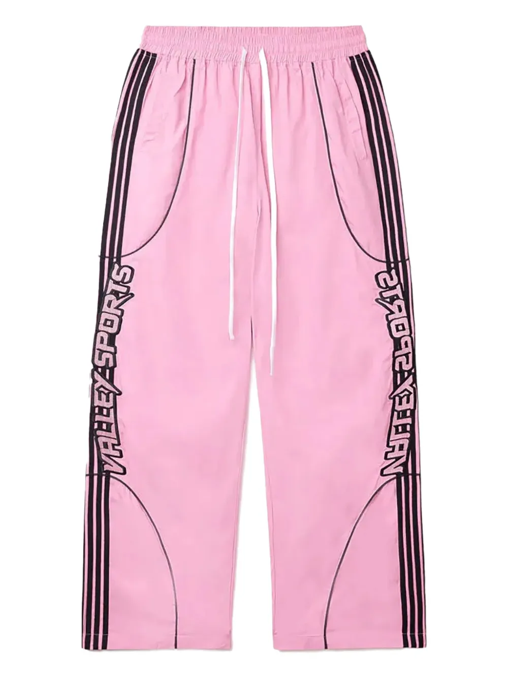 Vale side-striped track pants | Pink | Image 1