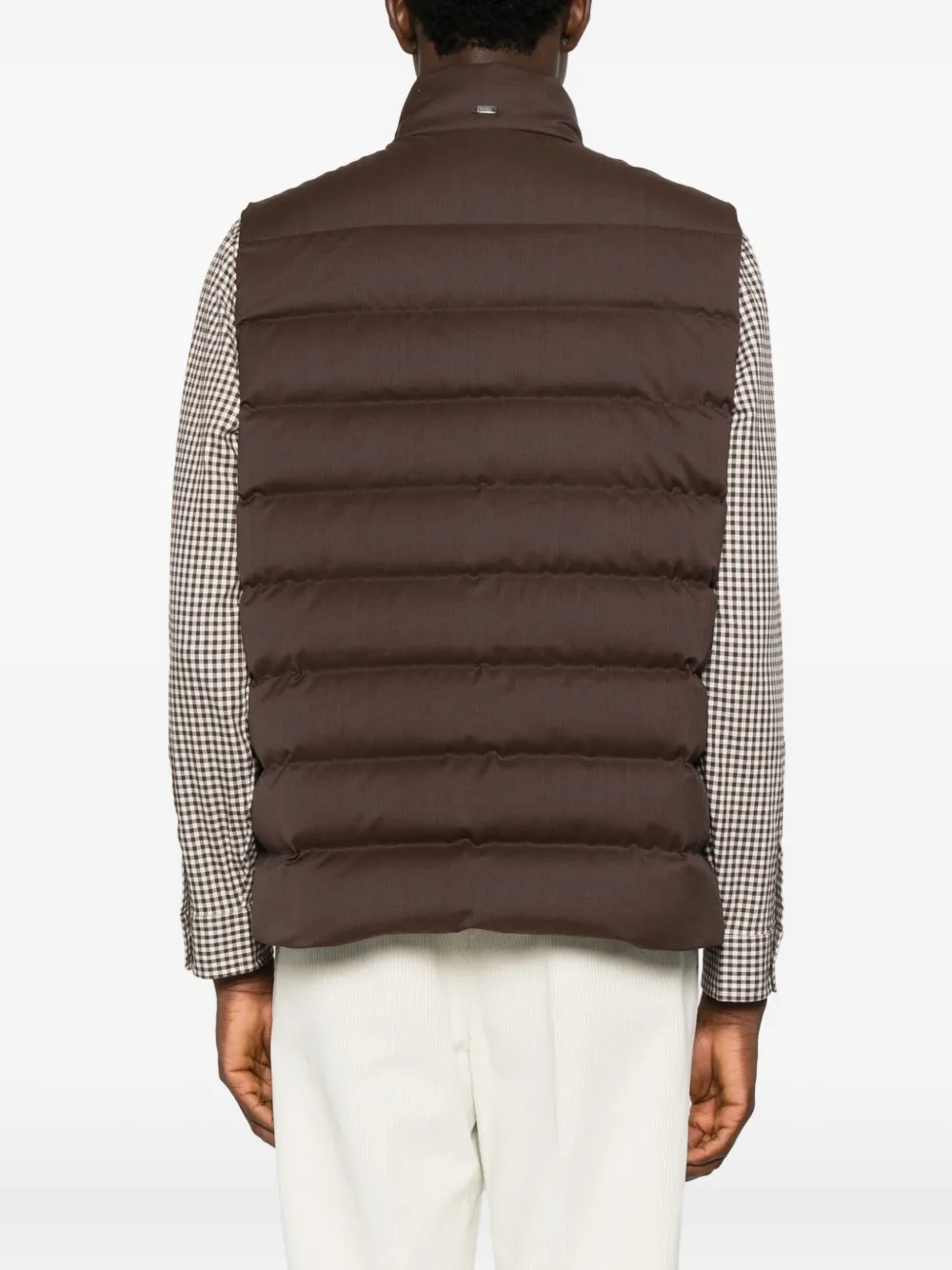 Herno Gewatteerde bodywarmer Bruin