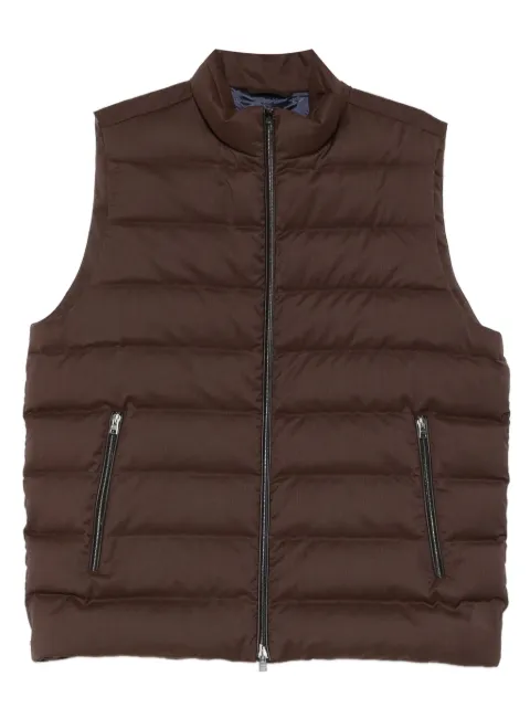 Herno zip-up quilted gilet 