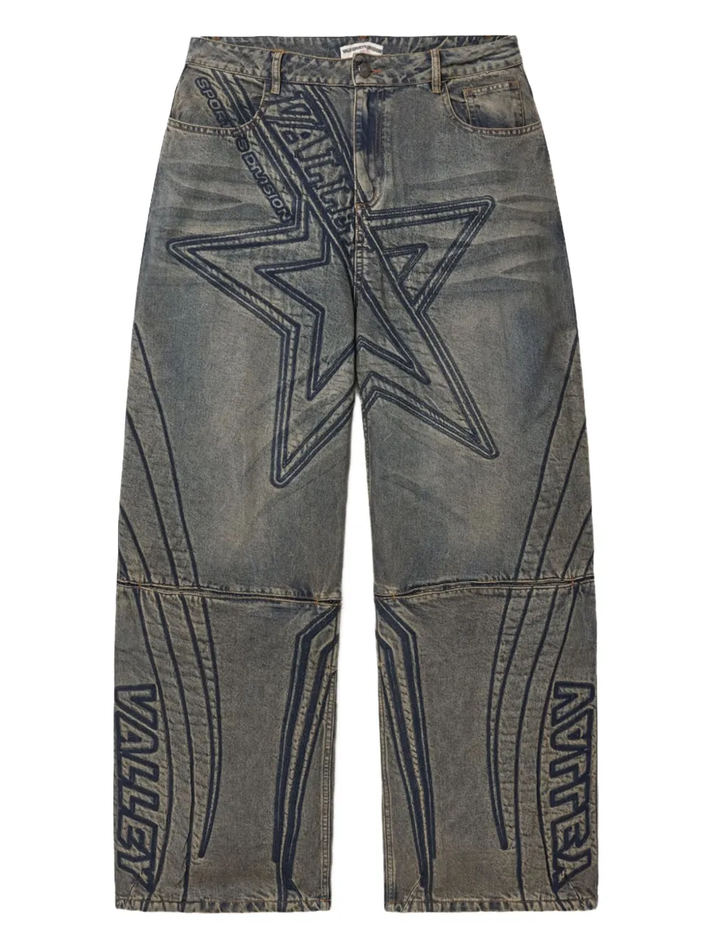Vale Motocroxxx Pines Jeans In Blue