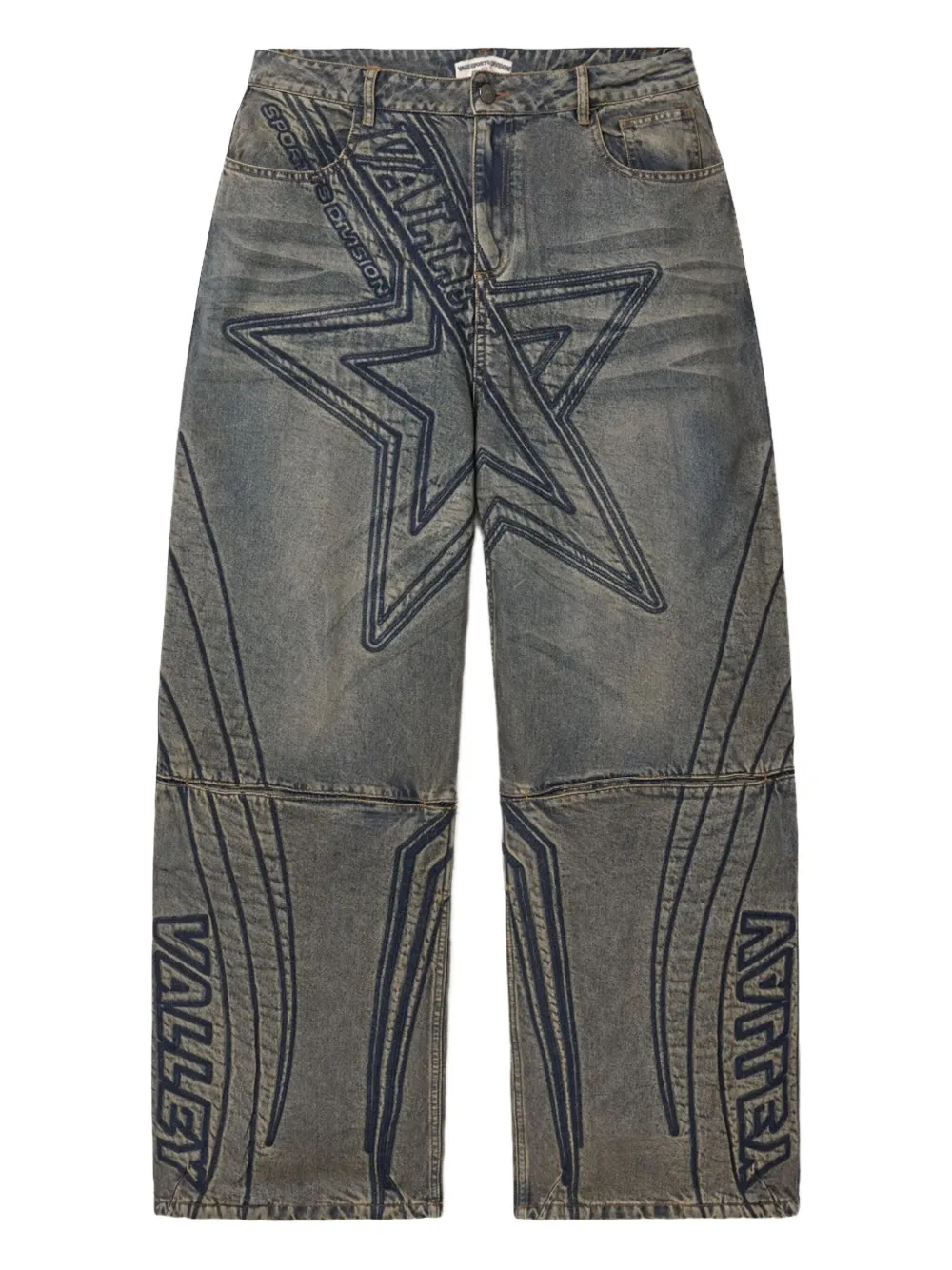 Vale Motocroxxx Pines jeans | Blue | Image 1