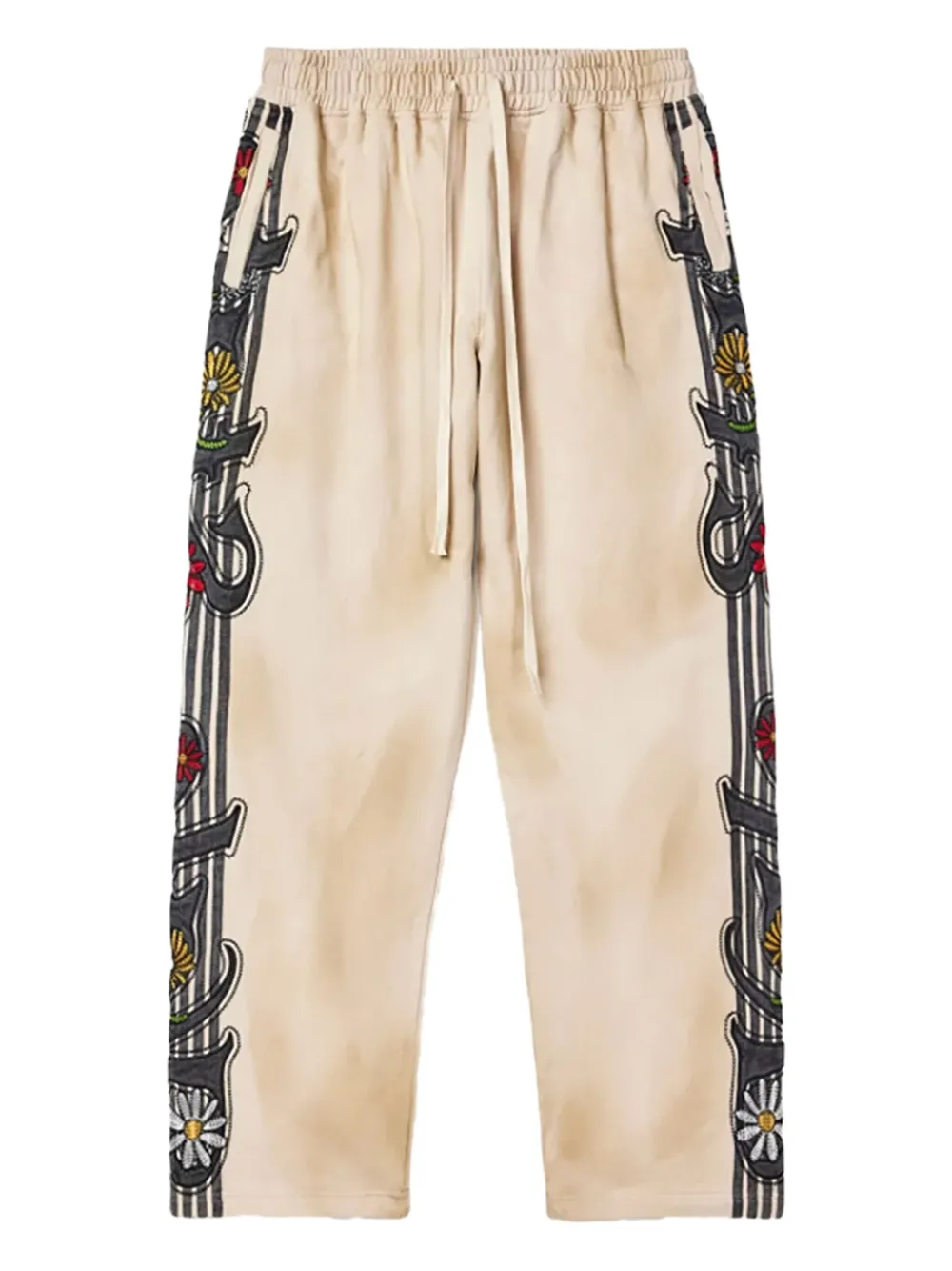 Vale garden-print track pants | Neutrals | Image 1