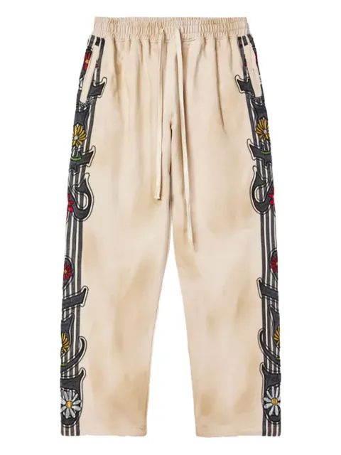 Vale garden-print track pants