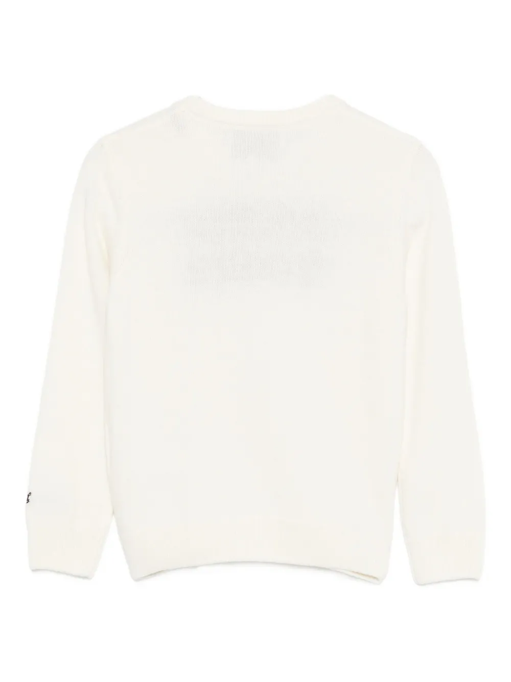 Mc2 Saint Barth Crew-neck Sweater In White