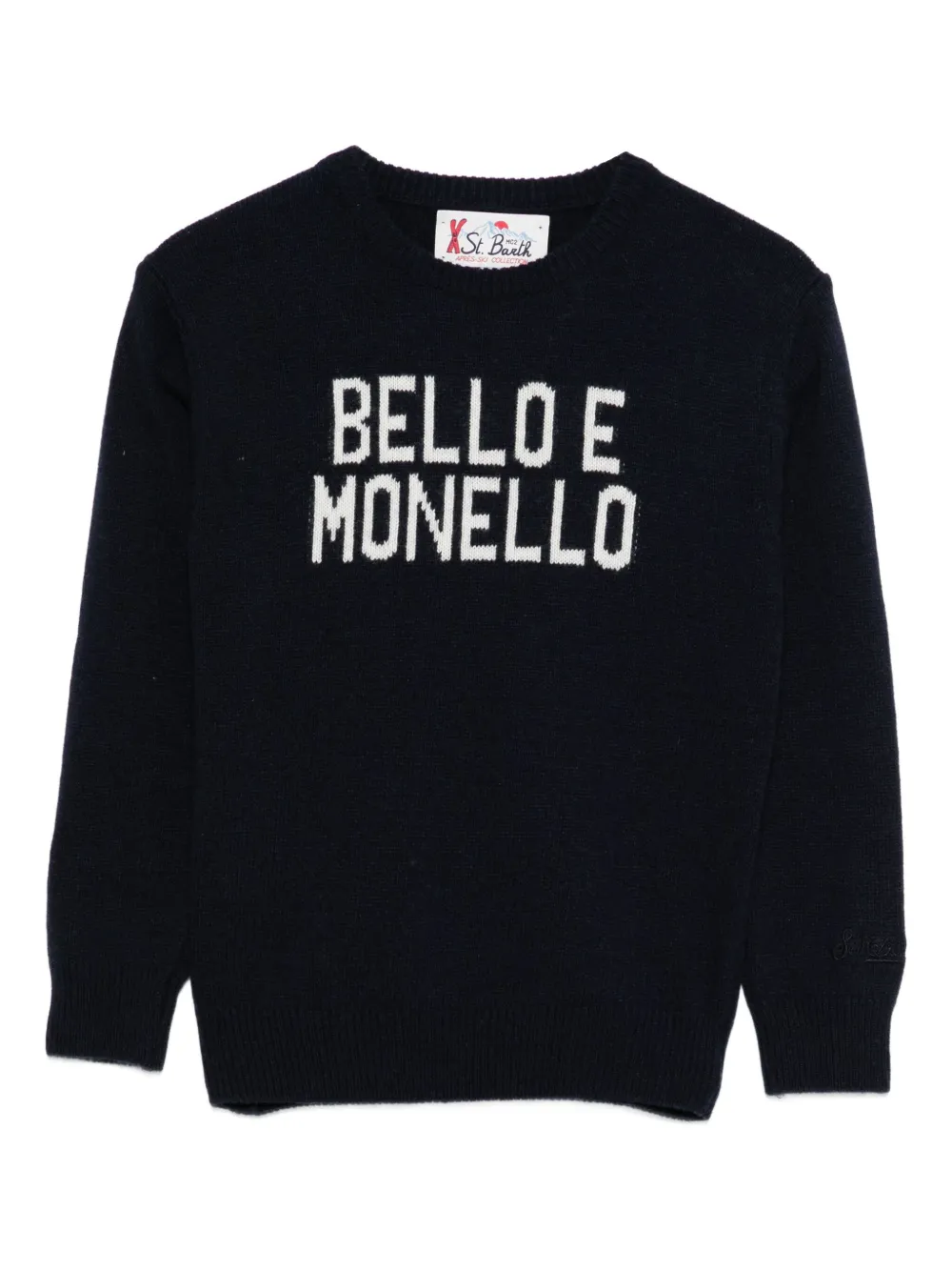 MC2 Saint Barth Kids Bello e Monello セーター - ブルー MC2 Saint Barth Kids Bello e Monello セーター - ブルー