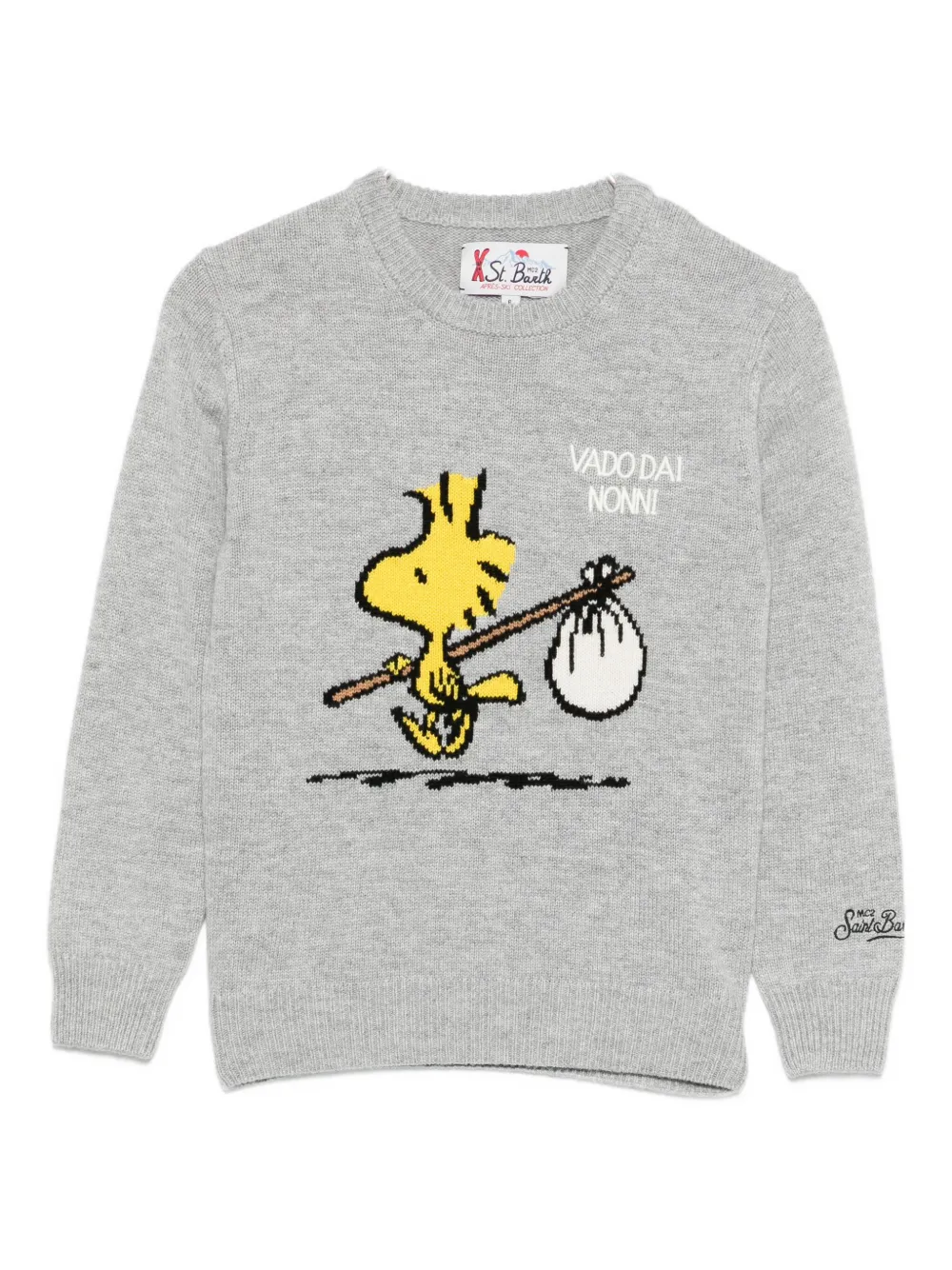 Mc2 Saint Barth Crew-neck Sweater In Gray