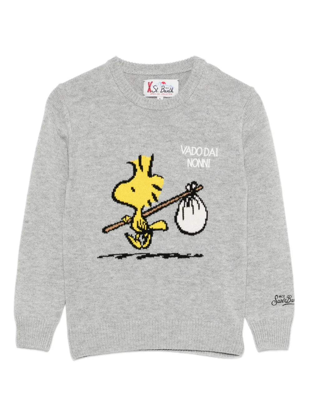 MC2 Saint Barth Kids suéter con cuello redondo | gris | Image 1