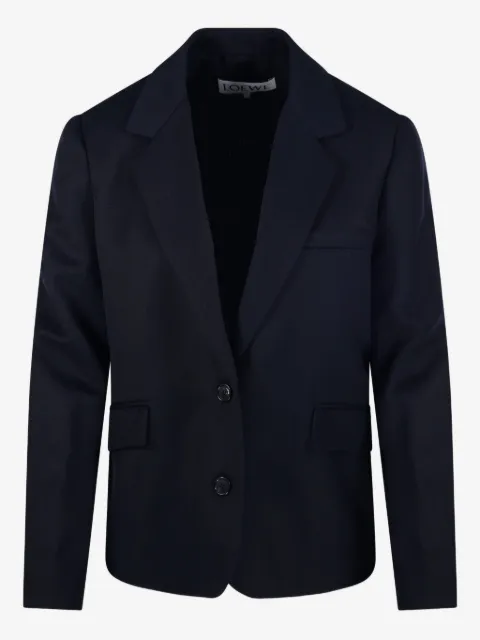 LOEWE buckle-detail tailored jacket