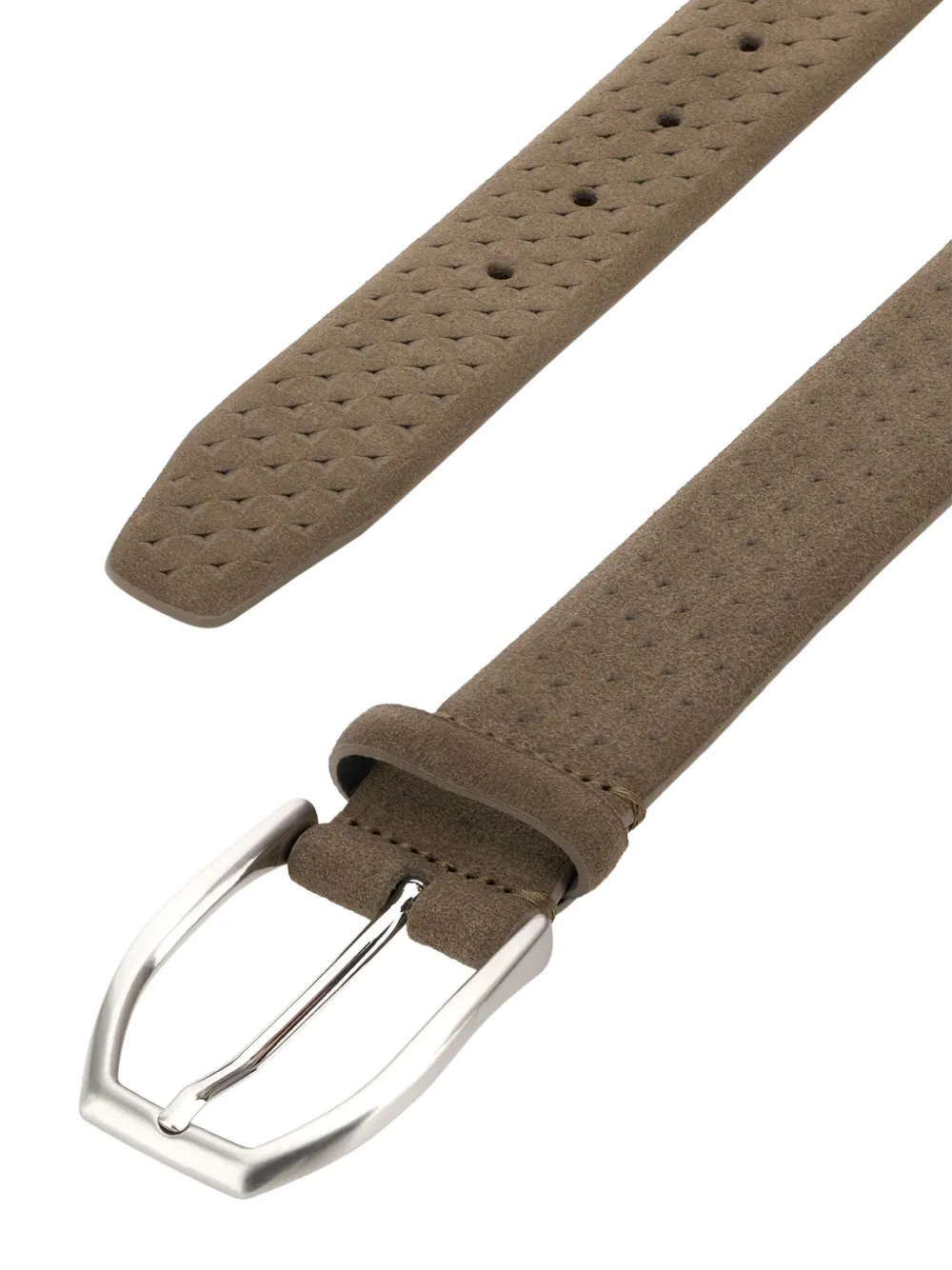 Boggi Milano Suède riem - Bruin