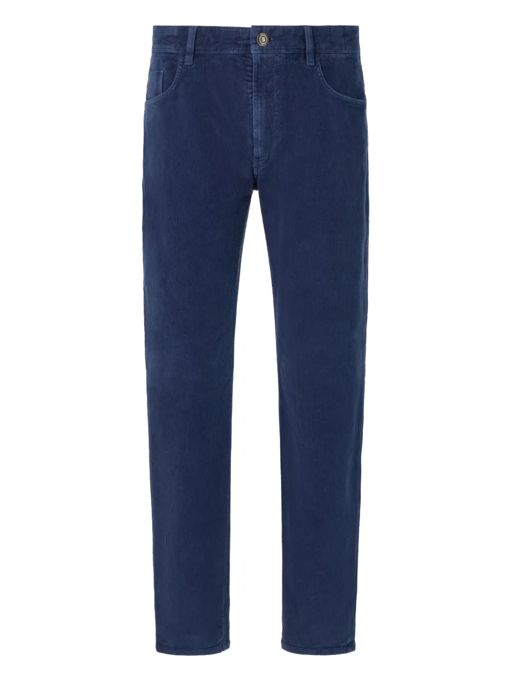Boggi Milano stretch corduroy trousers | Blue | Image 1