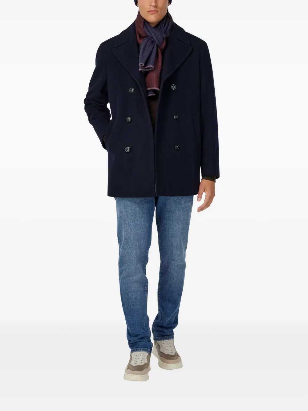 Boggi Milano button-up peacoat | Peacoats | Image 2