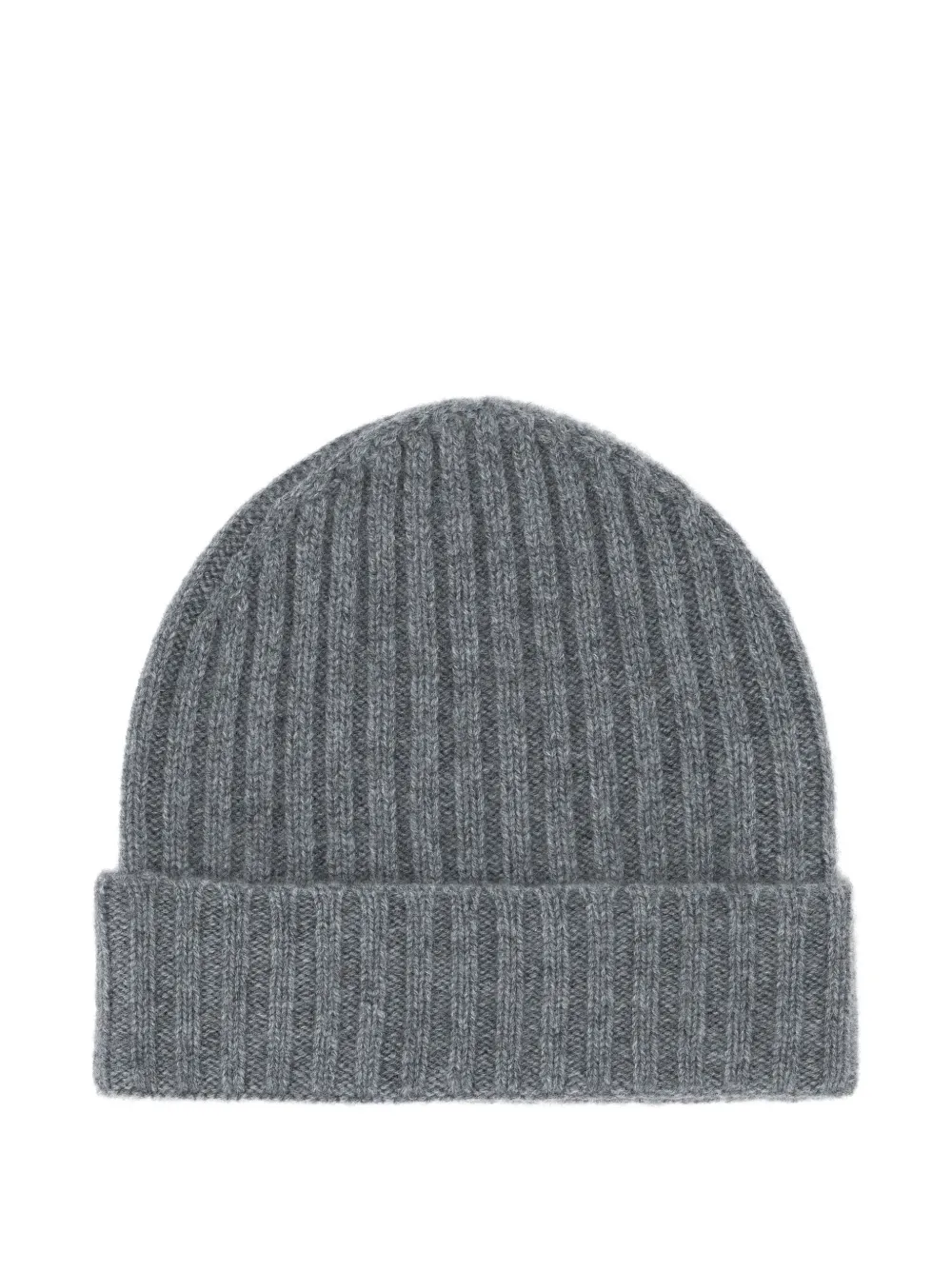 Boggi Milano bonnet en cachemire à design côtelé | gris | Image 1