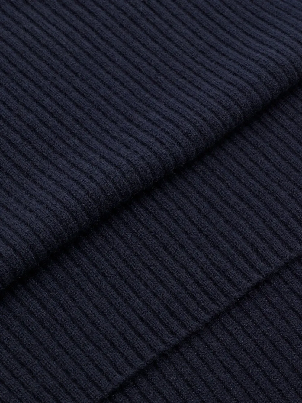 Boggi Milano Geribbelde sjaal - Blauw
