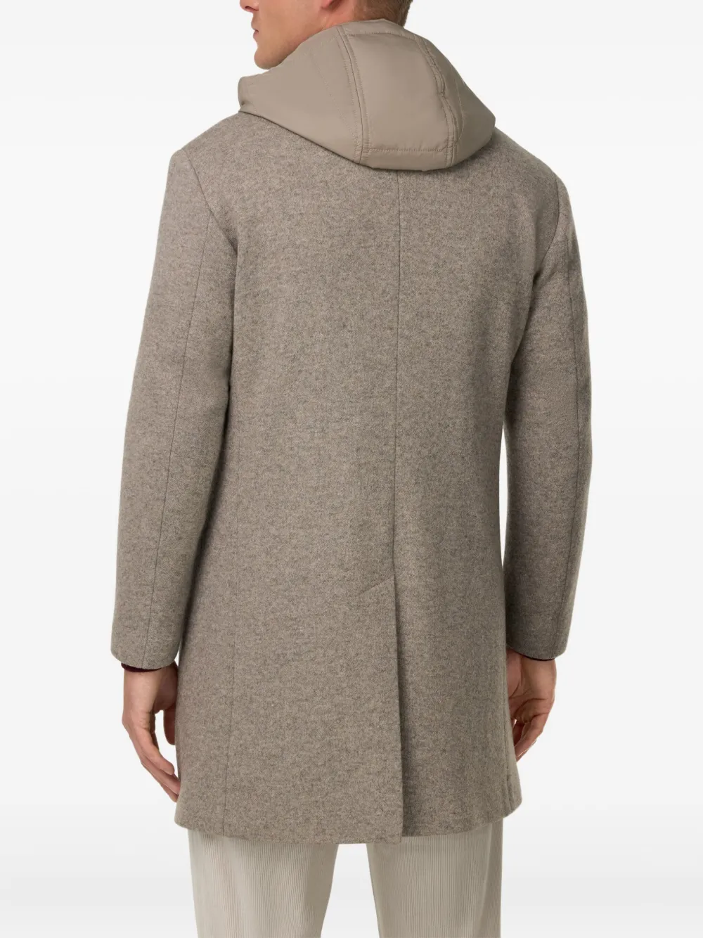 Boggi Milano Jas met afneembare bodywarmer Bruin