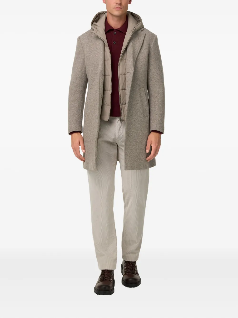 Boggi Milano Casaco com colete removível | Casaco de abotoamento simples | Image 2