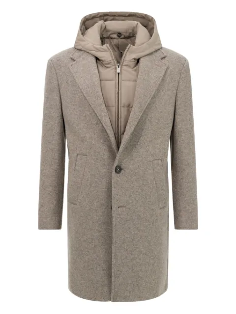 Boggi Milano removable-gilet coat