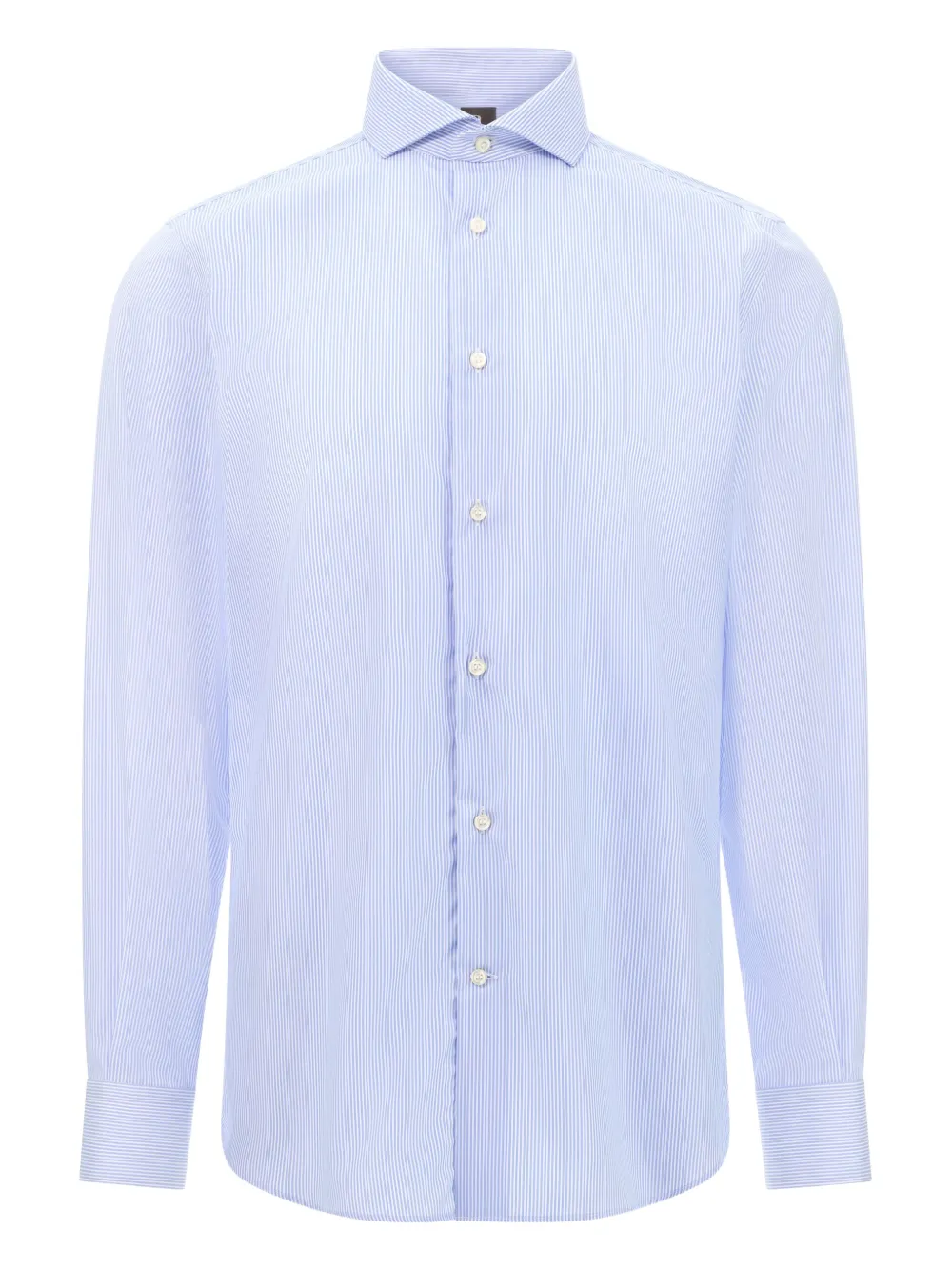 Boggi Milano camisa con cuello italiano | azul | Image 1